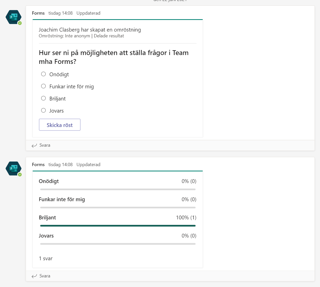 10 Samla in svar i en konversation med Forms.png